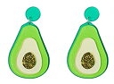 【中古】【輸入品・未使用】CutieJewelry Avocado Vegetable Jewelry Novelty Dangle Cute Pretty Earrings [並行輸入品]