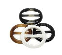 【中古】【輸入品 未使用】6PCS Women Lady Girls Resin Round Circle Scarves Buckle Scarf Clip Scarf Ring Wrap Holder Clamp Silk Sarf Clasp for Clothing Neckerchie