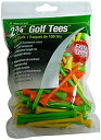 【中古】【輸入品・未使用】JEF World of Golf Tee (Pack of 100), 2 3/4-Inch, Fluorescent [並行輸入品...