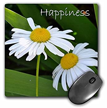 【中古】【輸入品・未使用】3dRose Inspirational Happiness Daisies Mouse Pad 8 x 8 mp_25089_1 [並行輸入品]
