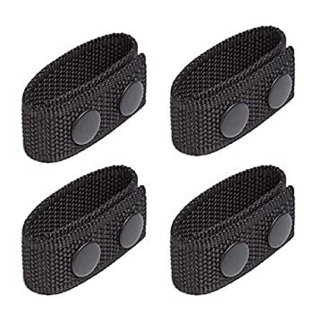 【中古】【輸入品 未使用】LUITON Duty Belt Keeper with Double Snaps for 2 Wide Belt Security Tactical Belt Police Military Equipment Accessories (Set of 4)