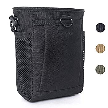 楽天スカイマーケットプラス【中古】【輸入品・未使用】Tactical Molle Drawstring Magazine Dump Pouch, Adjustable Military Utility Belt Fanny Hip Holster Bag Outdoor Ammo Pouch [並行輸入品]