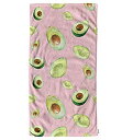 楽天スカイマーケットプラス【中古】【輸入品・未使用】oFloral Avocado Hand Towels,Fresh Organic Fruit Avocado On Pink Background Soft Comfortable Super-Absorbent Towel for Bathroom Kitchen