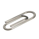 【中古】【輸入品・未使用】VALYRIA Silver Stainless Steel Paper Clip Shape Cash Money Clip Credit Card Holder (Paper Clip) 商品カテゴリー: 財布 マネークリップ [並