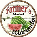 楽天スカイマーケットプラス【中古】【輸入品・未使用】Smart Blonde Farmers Market Watermelon Novelty Metal Circular Sign C-624 [並行輸入品]