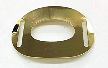 【中古】【輸入品・未使用】Belt Gold Oval Buckle for Women-Polished Pull Tru,Closed The Belt in Back 3-3/4' '" Inch (Belt Size 1-1/2''') Buc3 [並行輸入品]
