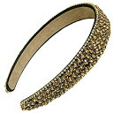 【中古】【輸入品 未使用】Numblartd Handmade Luxury Wide-edge Sparkle Crystal Rhinestone Headband Hair Hoop Band - Women Lady Girls Fashion Comfortable Hair-Band