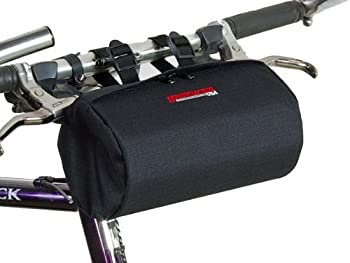【中古】【輸入品・未使用】Bushwhacker Cody Black - Bicycle Handlebar & Seat Bag Cycling Pack Bike Cylinder Saddle Bag Rear Front Accessories Frame Snowmobile UTV