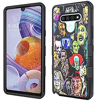 【中古】【輸入品 未使用】Hard Rubber Dual Layer Hybrid Heavy-Duty Rugged Impact Cover Case for LG Stylo 6 - Horror Movies A 商品カテゴリー: スマホケース 並行