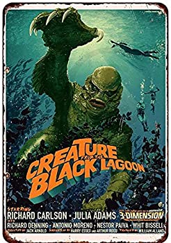 DYTrade Metal Sign- 12 x 16 Inches Creature from The Black Lagoon Movie Poster Reproduction 商品カテゴリー: ポスター 