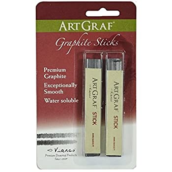 Art Graf Water-soluble Graphite, Grey 2 Sticks Per Card 商品カテゴリー: 画用紙 