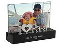 【中古】【輸入品・未使用】Malden I Love Papa Desktop Expressions Frame with Silver Word Attac...