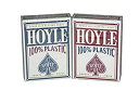 【中古】【輸入品 未使用】HOYLE RED BLUE POKER SIZED 100 PLASTIC PLAYING CARDS, 2 DECK SET 並行輸入品