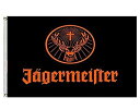 【中古】【輸入品 未使用】Jagermeister Giant Large Black Flying Flag Banner Size 3x5 Feet 並行輸入品