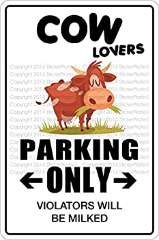 šۡ͢ʡ̤ѡStickerPirate Cow Lovers Parking Only 8