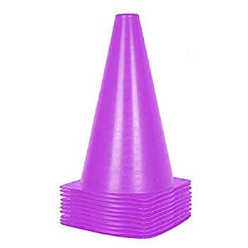 【中古】【輸入品 未使用】Alyoen 9 inch Traffic Cones - 10 Pack Soccer Training Cones for Outdoor Activity Festive Events (Set of 10 or 20)- 6 Colors 並行輸入