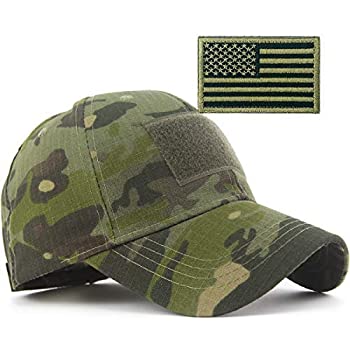 【中古】【輸入品 未使用】REDSHARKS Snake Camouflage Camo Baseball Cap with American Flag USA Tactical Operator Army Military Hat for Shooting Hunting 商品カテゴ