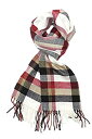 yÁzyAiEgpzNew Soft Cashmere Feel Plaid Check and Solid Winter Scarf (White red plaid) iJeS[: XJ[t [sAi]