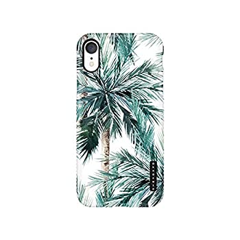 【中古】【輸入品 未使用】iPhone XR Case Tropical Leaf, Akna Sili-Tastic Series High Impact Silicon Cover with Full HD Graphics for iPhone XR (Graphic 101764-U.