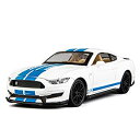 yÁzyAiEgpzWAKAKAC 1/32 Diecast Car Model Shelby GT350 Toy Vehicle Pull Back Toy Car with Sound and Light for Boys Girls Gift(White) [sAi]