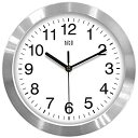 【中古】【輸入品 未使用】hito Modern Silent Wall Clock Non Ticking 10 inch Excellent Accurate Sweep Movement Aluminum Frame Glass Cover, Decorative for Kitchen,