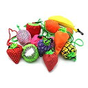 【中古】【輸入品・未使用】YUYIKES 10PCS Fruits Reusable Grocery Shopping Tote Bags Folding Po...