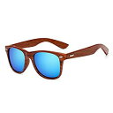 【中古】【輸入品 未使用】LongKeeper Wood Sunglasses for Men Women Vintage Real Wooden Arms Glasses 商品カテゴリー: サングラス 並行輸入品