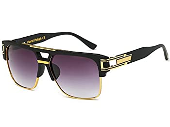 【中古】【輸入品 未使用】Allt Square Aviator Large Fashion Sunglasses For Men Women Goggle Alloy Frame Glasses 商品カテゴリー: サングラス 並行輸入品