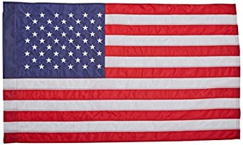 šۡ͢ʡ̤ѡAnnin Flagmakers Model 21850 American Flag Nylon SolarGuard NYL-Glo, 2 ? x 4 ft, 100% Made in USA with Sewn Stripes, Embroidered Stars