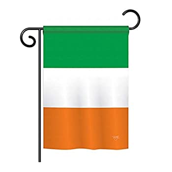 【中古】【輸入品・未使用】Breeze Decor - Ireland Country Flags of The World - Everyday Impressions Decorative Vertical Garden Flag 13" x 18.5" Printed in USA [並