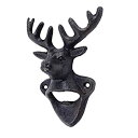 【中古】【輸入品・未使用】Treasure Gurus Cast Iron Wall Mount Deer Antlers Beer/Soda Bottle Opener Hunting Cabin Bar/Pub Decor [並行輸入品]