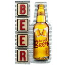 【中古】【輸入品・未使用】Excello Global Products Vintage Metal Beer Signs Tin Retro Wall Wood Iron Plaque for Cafe Club Art S..