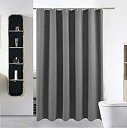 【中古】【輸入品 未使用】S Lattye 40 x 72 Grey Shower Curtain Liner Water Repellent Fabric Washable Polyester (Wider Than 36 inches Hotel Quality Friendly) wit