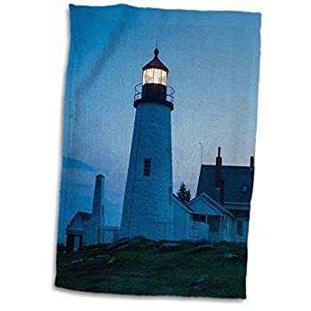 【中古】【輸入品・未使用】3D Rose Maine-Pemaquid Point Lighthouse Hand Towel 15 inch x 22 inch [並行輸入品]