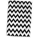 楽天スカイマーケットプラス【中古】【輸入品・未使用】3D Rose Chevron Pattern Black and White Zigzag Hand/Sports Towel, 15 x 22 [並行輸入品]