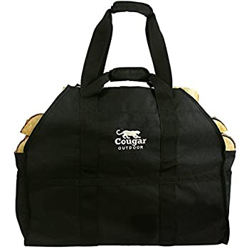 【中古】【輸入品・未使用】[Cougar Outdoor] The Ultimate Log Carrier - 2 Handles, Heavy Duty, Standing, Waterproof, Lined Firewood Tote Bag - Perfect for Carrying