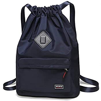 【中古】【輸入品 未使用】Peicees Waterproof Drawstring Sport Bag Lightweight Sackpack Backpack for Men and Women 並行輸入品