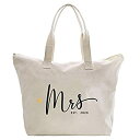 楽天スカイマーケットプラス【中古】【輸入品・未使用】Caraknots Future Mrs 2020 Bride Tote Bag Wedding Bachelorette Bridal Shower Gifts Canvas Large Travel Shoulder Bag with Interior Pocket