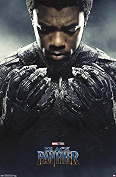 šۡ͢ʡ̤ѡTrends International Black Panther Wall Poster, 22.375 in...