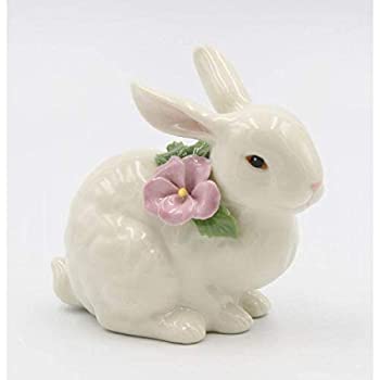 Cosmos Gifts 20966 Ivory Porcelain Rabbit Crouching Fig, White 商品カテゴリー: インテリア オブジェ 