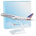 yÁzyAiEgpzBusyflies 1:400 Scale Die-cast Airplane Model Alloy American Airlines B777 Metal Aircraft Model Plane Model for Birthday Gifts [sA