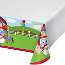 【中古】【輸入品 未使用】Farm Fun Plastic Tablecloths, 3 ct 並行輸入品