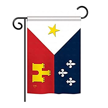 šۡ͢ʡ̤ѡBreeze Decor G168008 Acadiana Interests Fleur De LYS Impressions Decorative Vertical Garden Flag 13