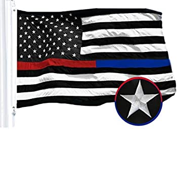 šۡ͢ʡ̤ѡG128 - Thin Blue Line Police & Thin Red Line Firefighter ...