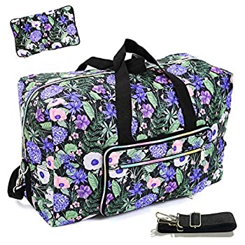 yÁzyAiEgpz[LYF] 22 inch Foldable Large Travel Duffel Duffle Bag Overnight Carryon Weekend Bag Shoulder Bag Water Rresistant 8 Color Choices [s