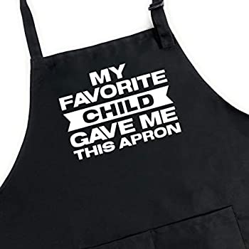 šۡ͢ʡ̤ѡUP THE MOMENT My Favorite Child Gave Me This Apron Apron, Funny Apron for Men, BBQ Grill Apron, Chef Apron, Funny Apron for Dad, Mens F