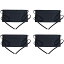 【中古】【輸入品・未使用】BOHARERS Waist Apron with 3 Pockets 4 Pack - Black Waitress Waiter Server Half Short Aprons Kitchen Restaurant for Women Men Server, 24