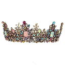 【中古】【輸入品 未使用】Jeweled Baroque Queen Crown - Rhinestone Wedding Crowns and Tiaras for Women, Costume Party,Photography 商品カテゴリー: ヘアアクセサリ