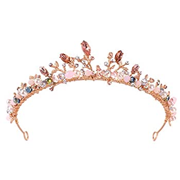 【中古】【輸入品 未使用】Leiothrix Bride Crowns and Tiaras Wedding Princess Prom Hair Accessories for Women (Multi-colored) 商品カテゴリー: ヘアアクセサリー 並