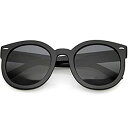 【中古】【輸入品 未使用】zeroUV - Round Retro Oversized Sunglasses for Women with Colored Mirror and Neutral Lens 53mm 商品カテゴリー: サングラス 並行輸入品